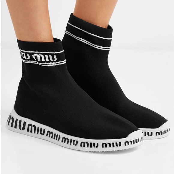 Miu Miu Shoes - Miu Miu Sock Sneaker
